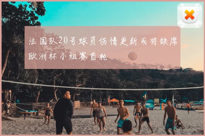 法国队20号球员伤情更新或将缺席欧洲杯小组赛首轮